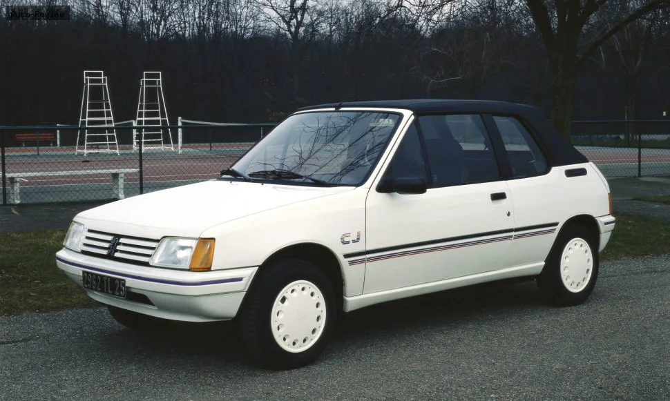 Peugeot 205 205 I Cabrio (741B,20D)