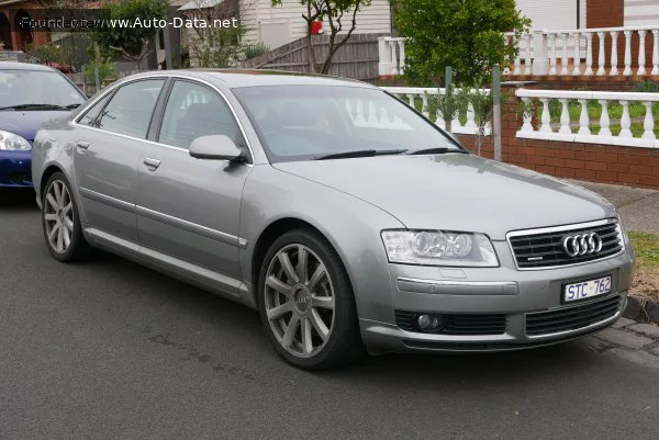 Audi A8 A8 (D3, 4E) 6.0i W12 (450 лс) quattro Tiptronic 2004 - 2007 — фото 4
