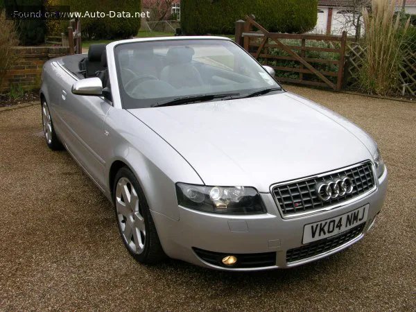 Audi S4 S4 Cabriolet (8E, B6) 4.2 V8 40V (344 лс) quattro tiptronic 2003 - 2004 — фото 4