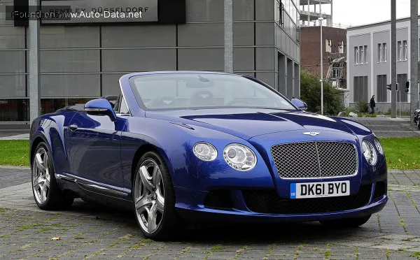 Bentley Continental Continental GTC II V8 4.0 (500 лс) 2012 - 2015 — фото 2