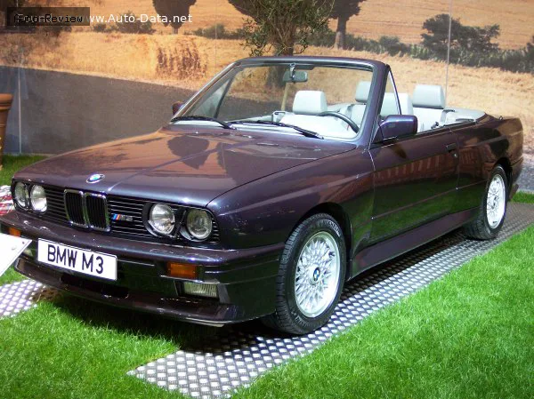BMW M3 M3 Cabrio (E30) 2.3 (215 лс) CAT 1989 - 1991 — фото 2