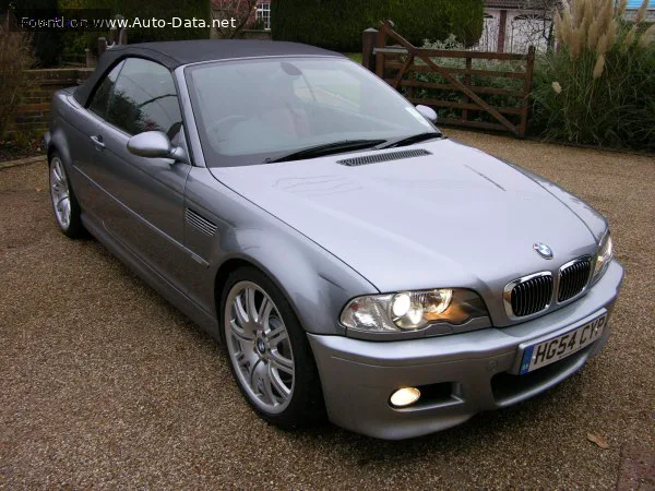 BMW M3 M3 Cabrio (E46) 3.2i 24V (343 лс) 2001 - 2006 — фото 2