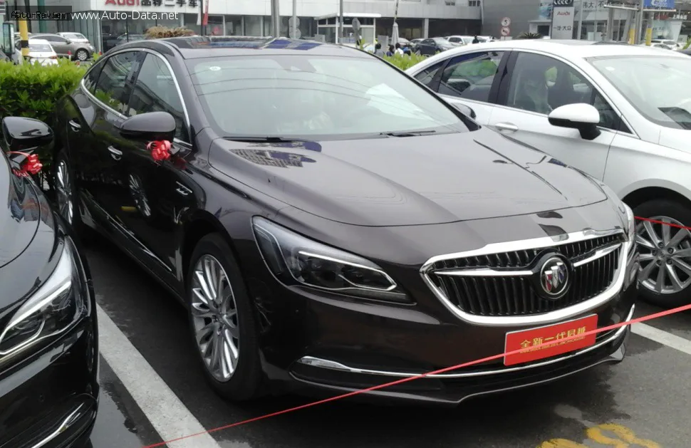 Buick LaCrosse LaCrosse III China Avenir 28T (261 лс) Hydra-Matic 2017 - 2019