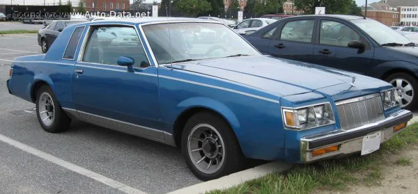 Buick Regal Regal II Coupe (facelift 1981) 5.7d V8 (106 лс) Automatic 1981 - 1987 — фото 2