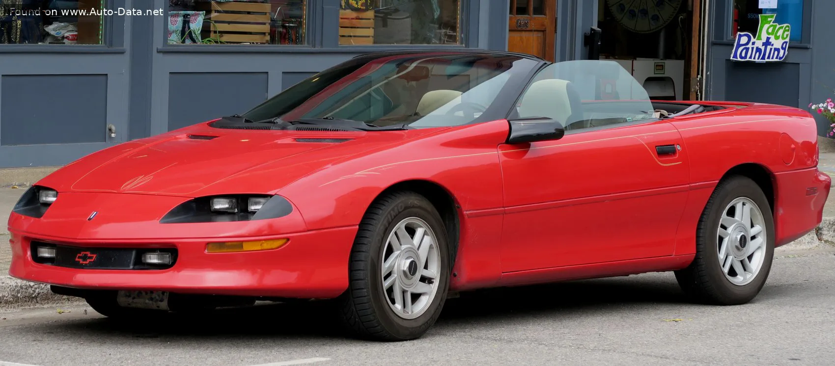 Chevrolet Camaro Camaro IV Convertible 3.4 i V6 (160 лс) Automatic 1992 - 1996