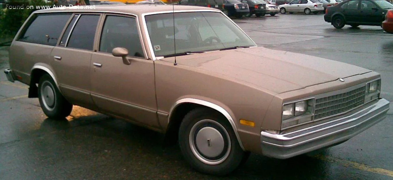 Chevrolet Malibu Malibu IV Wagon (facelift 1981) 3.8 V6 (110 лс) CAT Automatic 1981 - 1983