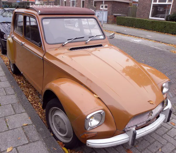 Citroen Dyane Dyane I (Phase I) 4 (24 лс) 1968 - 1970 — фото 2
