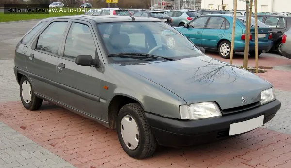 Citroen ZX ZX (N2, Phase I) 5-door 1.1 i (60 лс) 1991 - 1994 — фото 2
