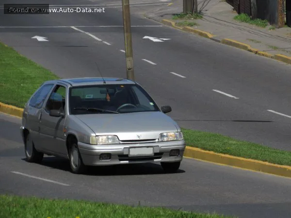 Citroen ZX ZX (N2, Phase I) 3-door 1.1 i (60 лс) 1992 - 1994 — фото 2