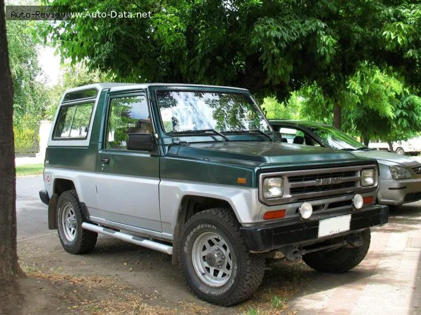 Daihatsu Rocky Rocky Hard Top (F7,F8) 2.8 TD (91 лс) 1987 - 1993 — фото 2