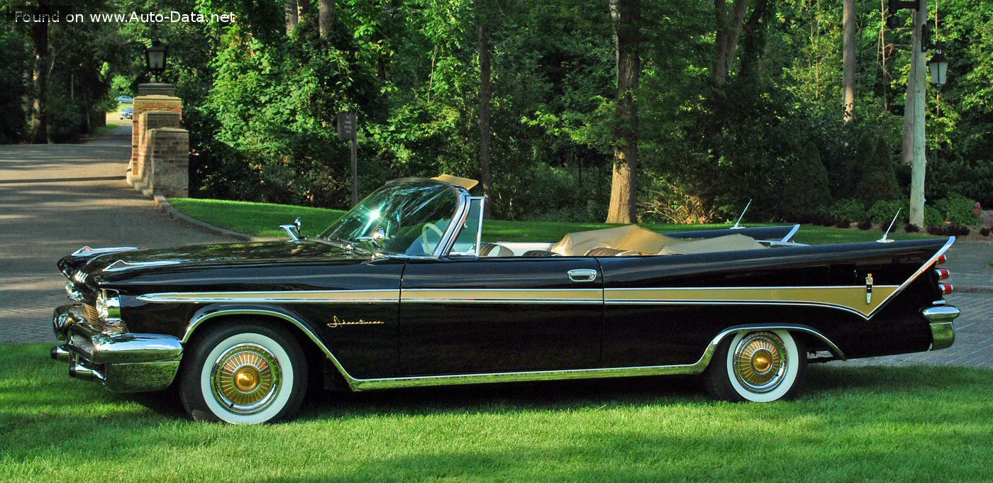 DeSoto Adventurer Adventurer I Convertible (facelift 1959) 6.3 V8 (350 лс) TorqueFlite 1958 - 1959