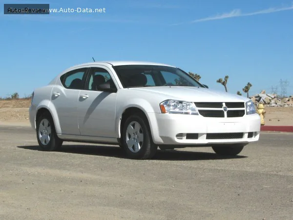 Dodge Avenger Avenger Sedan 2.0i 16V (156 лс) Automatic 2007 - 2010 — фото 2