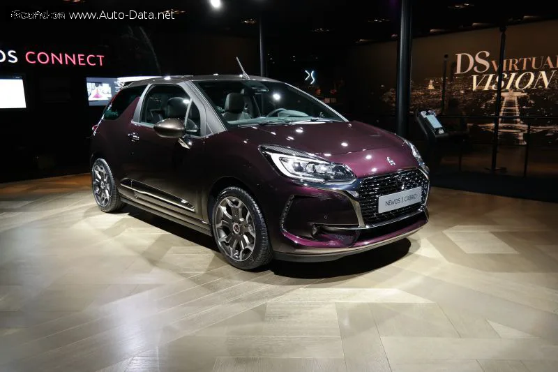 DS 3 3 Cabrio 1.2 PureTech (82 лс) 2016 - 2018