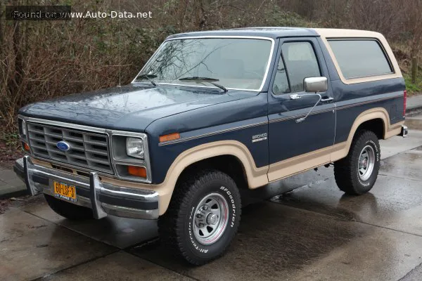 Ford Bronco Bronco III 4.2 V8 (119 лс) AWD Automatic 1980 - 1986 — фото 2