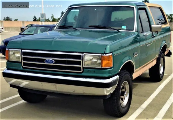 Ford Bronco Bronco IV 4.9 (147 лс) AWD Automatic 1987 - 1991 — фото 2