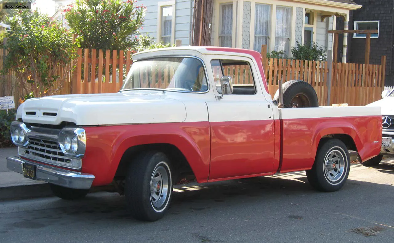 Ford F-Series F-100/F-150 F-Series F-100 III 3.6 223 Six (139 лс) Automatic 1956 - 1960