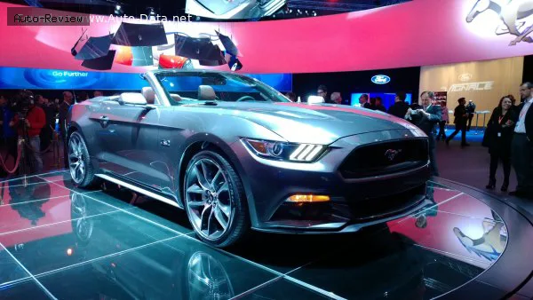 Ford Mustang Mustang VI Convertible 2.3 EcoBoost (309 лс) Automatic 2015 - 2017 — фото 2