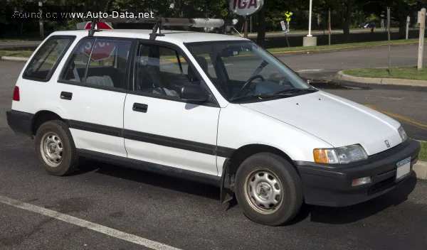 Honda Civic Civic IV Shuttle 1.6 i 16V 4WD (EE4) (110 лс) 1988 - 1991 — фото 2