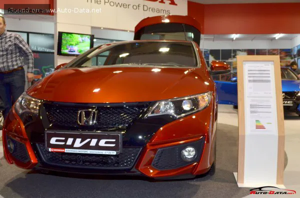 Honda Civic Civic IX Hatchback (facelift 2014) 1.8 i-VTEC (140 лс) 2014 - 2017 — фото 2