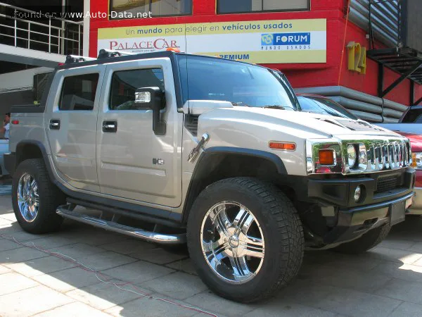 Hummer H2 H2 SUT 6.0i V8 (329 лс) 4x4 Automatic 2004 - 2007 — фото 2
