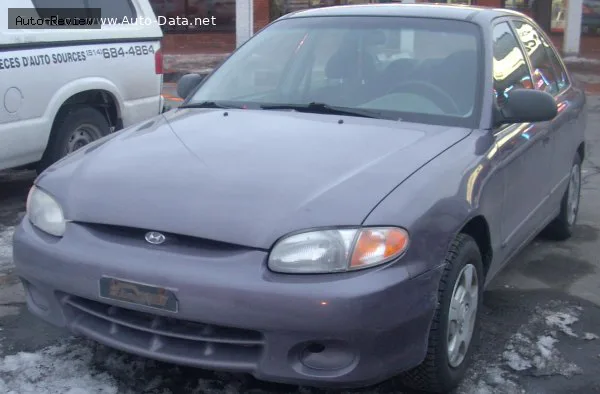 Hyundai Accent Accent I 1.5 i 12V (92 лс) 1995 - 1999 — фото 2