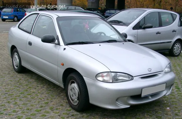 Hyundai Accent Accent Hatchback I 1.5 i (88 лс) Automatic 1994 - 2000 — фото 4