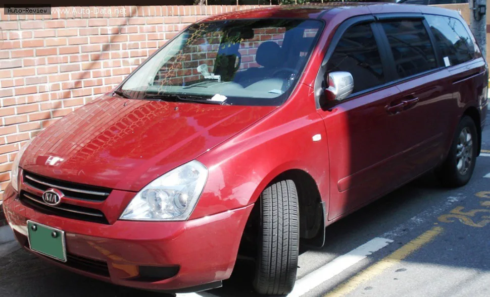 Kia Carnival Carnival II (VQ) 2.9 CRDi (185 лс) Automatic 2006 - 2010