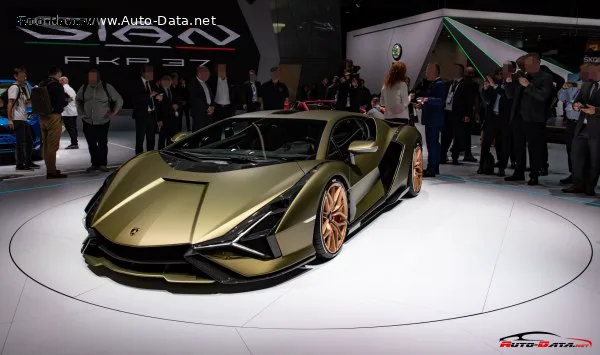 Lamborghini Sian Sian FKP 37 6.5 V12 (819 лс) Hybrid AWD Automatic 2019 - 2022 — фото 2