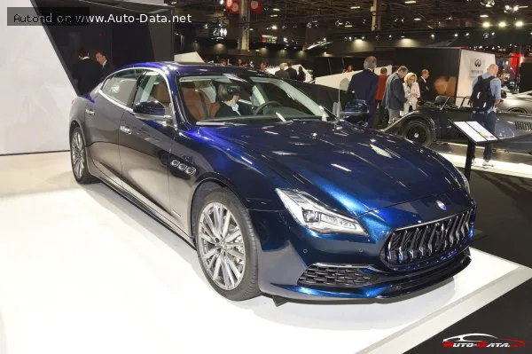 Maserati Quattroporte Quattroporte VI (M156, facelift 2016) GTS 3.8 GDI V8 (530 лс) Automatic 2016 - 2017 — фото 2