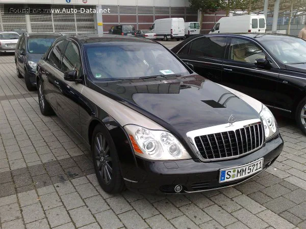 Maybach 62 S 62 S (V240) 6.0 V12 (612 лс) Automatic 2006 - 2009 — фото 2