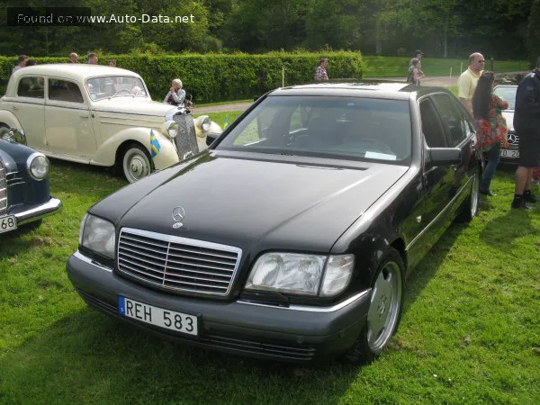 Mercedes-Benz S-Класс S-class (W140, facelift 1994) S 600 V12 (394 лс) 4G-TRONIC 1994 - 1995 — фото 2