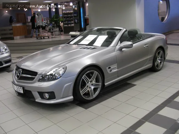 Mercedes-Benz SL SL (R230, facelift 2008) AMG SL 63 V8 (525 лс) SPEEDSHIFT MCT 7G-TRONIC 2008 - 2011 — фото 4