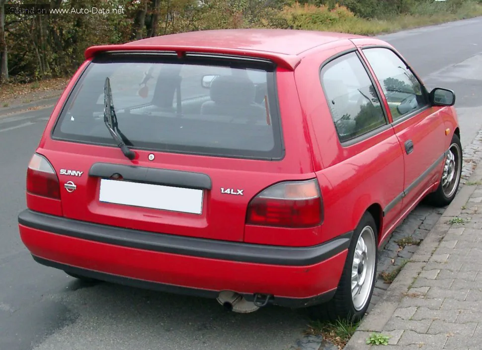 Nissan Sunny Sunny III Hatch (N14) 3 doors 2.0 GTI-R 4x4 (230 лс) 1990 - 1995 — фото 2