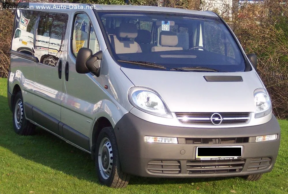 Opel Vivaro Vivaro A Tour 2.0 16V (120 лс) 2002 - 2006