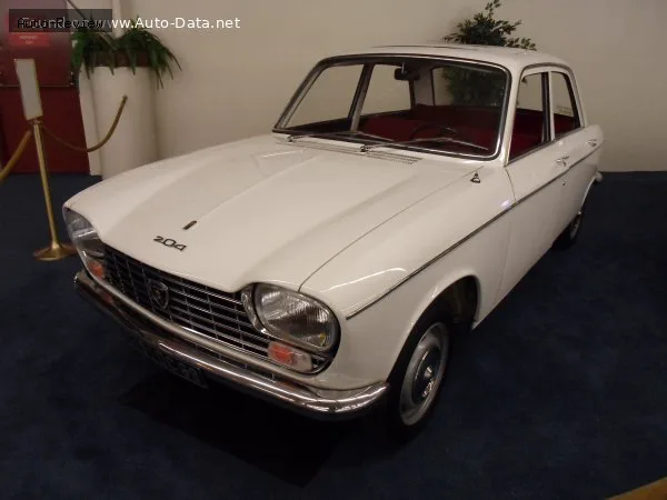 Peugeot 204 204 1.1 (53 лс) 1965 - 1969 — фото 2