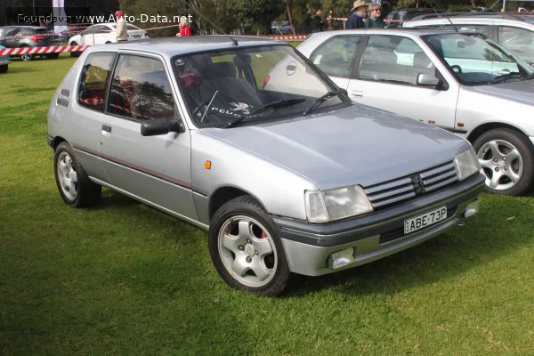 Peugeot 205 205 I (20A/C, facelift 1987) 3-door 1.0 (45 лс) 1987 - 1995 — фото 2
