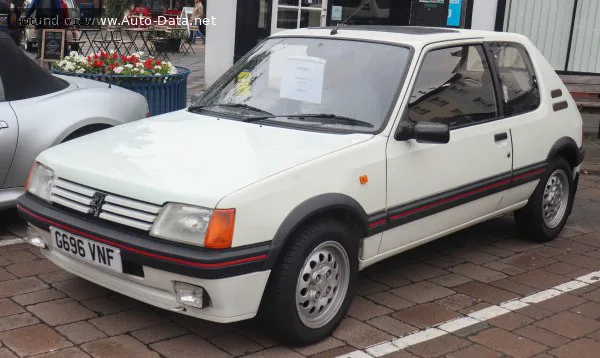Peugeot 205 205 I (741A/C) 1.7 Diesel (60 лс) 1983 - 1987 — фото 2