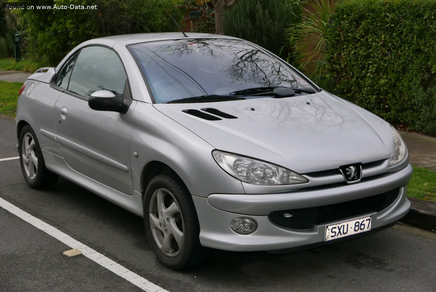 Peugeot 206 206 CC 1.6i (109 лс) Automatic 2000 - 2007