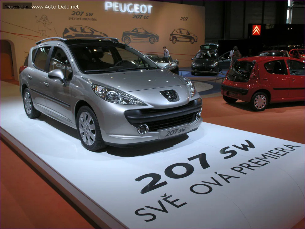 Peugeot 207 207 SW 1.6 HDi (90 лс) 2007 - 2009