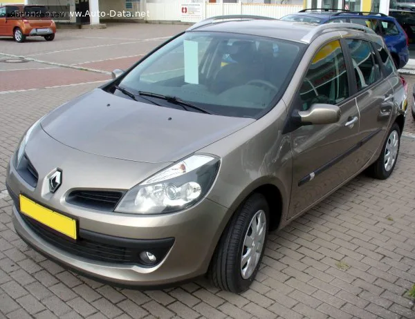 Renault Clio Clio III Grandtour (Phase I) 1.2 16V (75 лс) 2007 - 2009 — фото 2