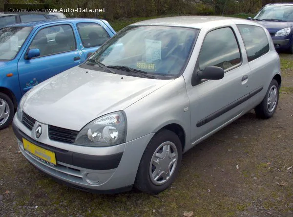 Renault Clio Clio II (Phase II, 2001) 3-door 1.2 16V (75 лс) Quickshift 2001 - 2003 — фото 2