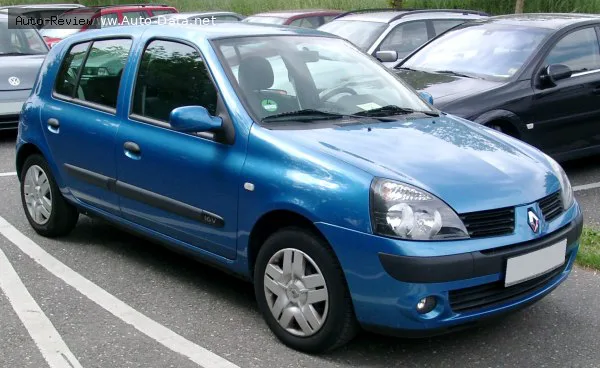 Renault Clio Clio II (Phase III, 2003) 5-door 1.4 16V (98 лс) Automatic 2003 - 2006 — фото 2