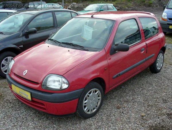 Renault Clio Clio II (Phase I) 3-door 1.9 dTi (80 лс) 2000 - 2001 — фото 2