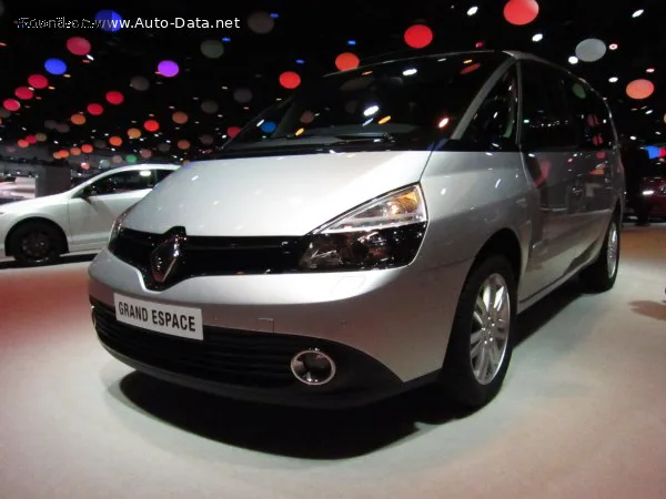 Renault Espace Grand Espace IV (Phase IV, 2012) 2.0 TCe (170 лс) 2012 - 2013 — фото 2