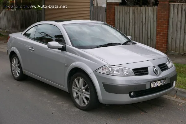 Renault Megane Megane II CC 2.0 Turbo 16V (163 лс) 2004 - 2005 — фото 4