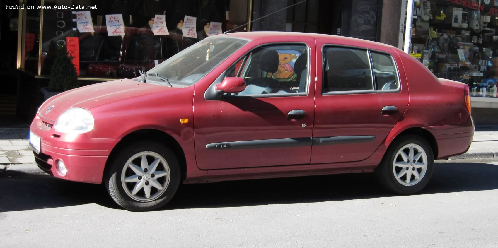 Renault Symbol Clio Symbol I 1.4 i 16V (98 лс) 1999 - 2002