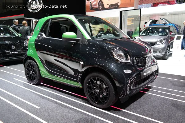 Smart Fortwo Fortwo III coupe (C453) 17.6 kWh (82 лс) electric drive 2017 - 2018 — фото 3