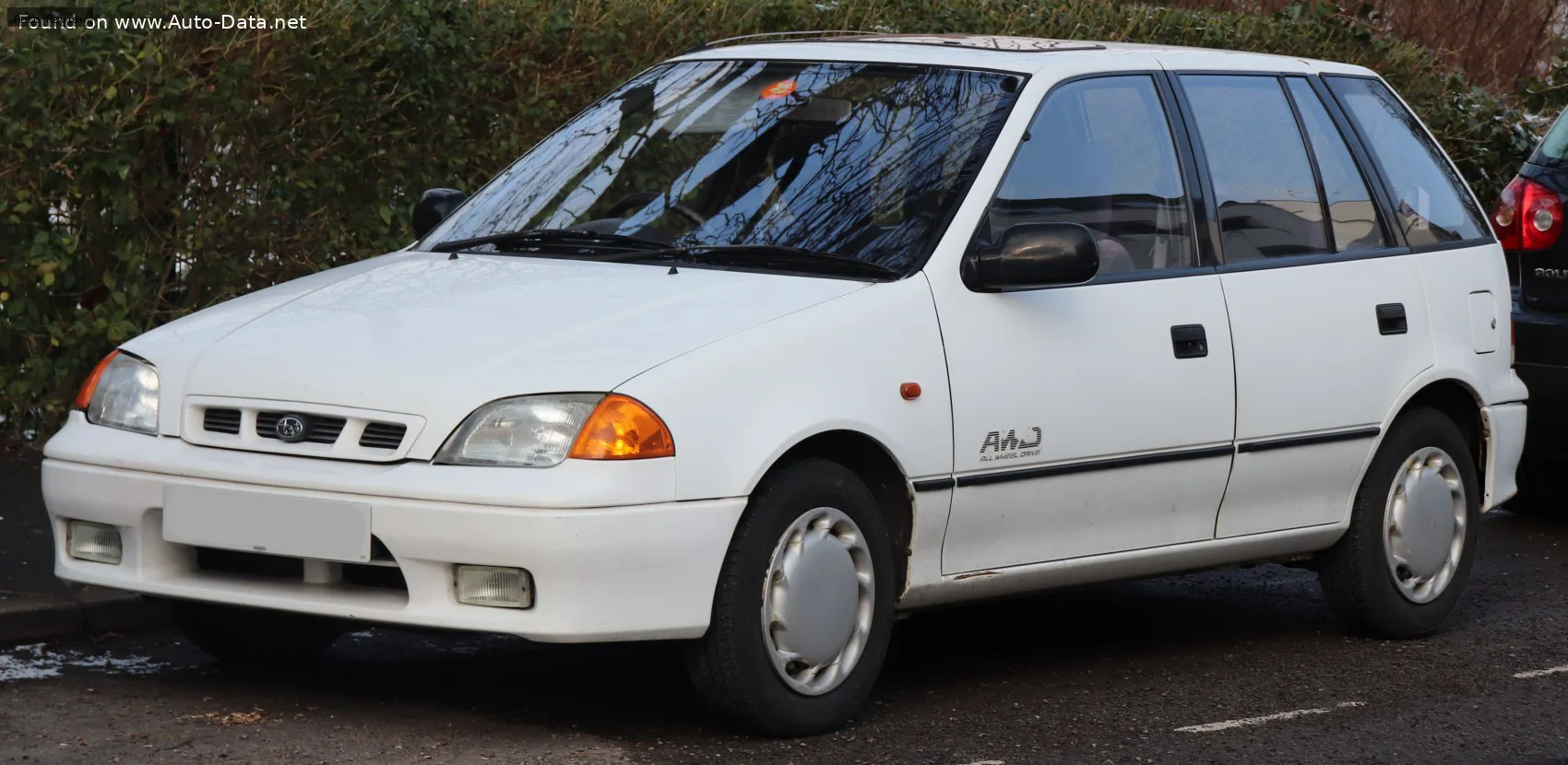 Subaru Justy Justy II (JMA,MS) 1.3 i 4x4 (5 dr) (68 лс) 1995 - 2001