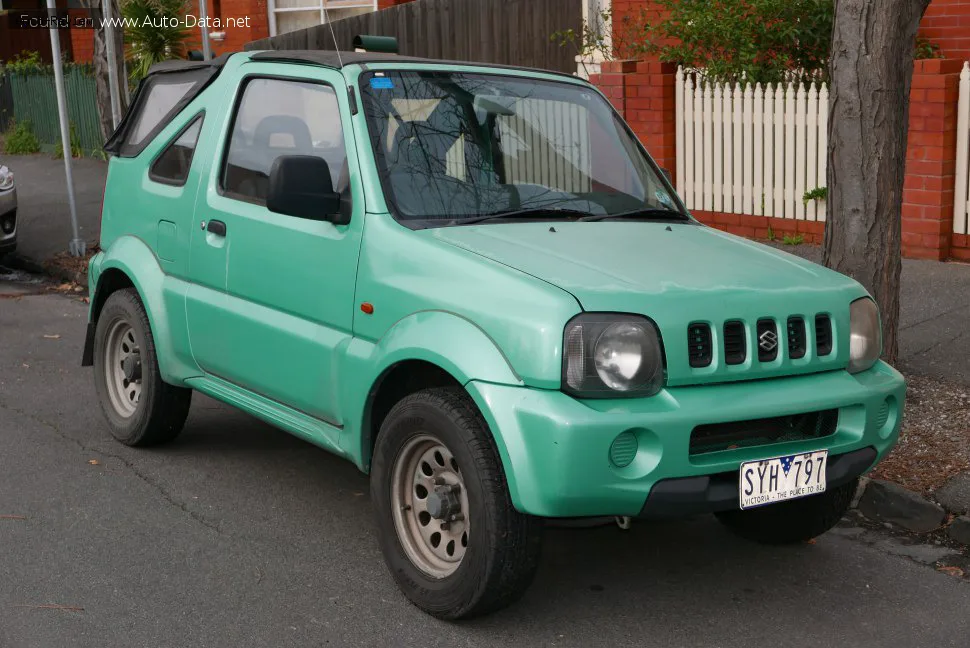 Suzuki Jimny Jimny Cabrio III 1.3 i 16V (80 лс) Automatic 1998 - 2000