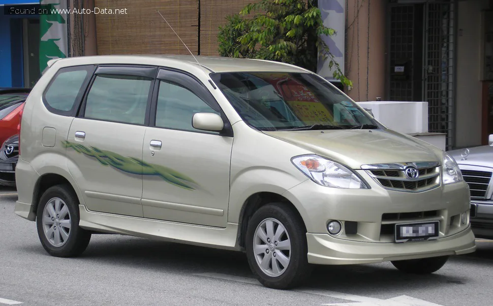 Toyota Avanza Avanza I (facelift 2006) 1.5 (109 лс) Automatic 2006 - 2011